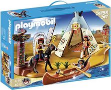 Playmobil native american camp clearance