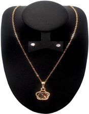 Ruchi Creatation Gold plated Cubic Zirconia Alloy Pendant Set