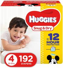 Huggies snug and dry size 4 192 2025