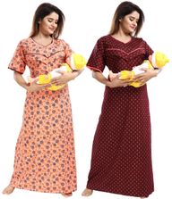 TUCUTE Women Maternity Nursing Nighty Buy TUCUTE Women Maternity