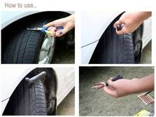 Tubeless tire flat repair sales