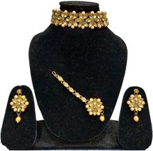 RK SALES IMITATION JEWELLERY Alloy Gold plated Gold Jewellery Set