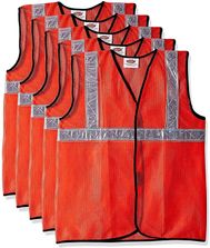 Dip Reflective Safety Jacket Orange Mesh Type Safety Jacket