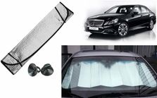 Mercedes rear deals window shade button