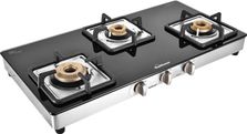 Sunflame aura 3 burner gas hot sale stove