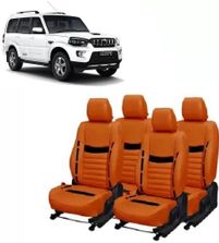 autodesign PU Leather Car Seat Cover For Mahindra Scorpio 7S Price