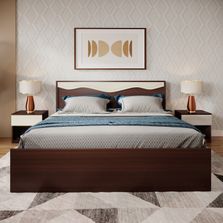 Engineered wood bed shop price