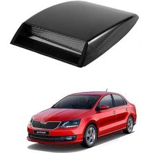 VKSUN Black Car Decorative Air Flow Intake Scoop Bonnet Vent for