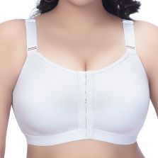 Trylo FRONT OPEN-WHITE-42-F-CUP Women Everyday Non Padded Bra