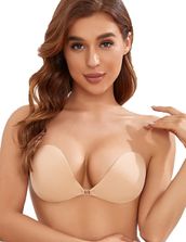 PLUMBURY Stick on Bra Women Stick on Lightly Padded Bra Buy
