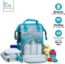 PartyBees The House of Infant Diaper Bags for Mom Travel Basic