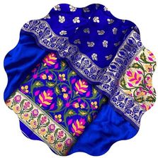 Leheriya Cotton Silk Floral Print Salwar Suit Material Price in