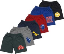 LE FASHION Short For Boys Casual Printed Cotton Linen Price in