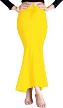BuyOnn Slim Fit Saree Shapewear Petticoat Yellow Lycra Blend Petticoat  Price in India - Buy BuyOnn Slim Fit Saree Shapewear Petticoat Yellow Lycra  Blend Petticoat online at