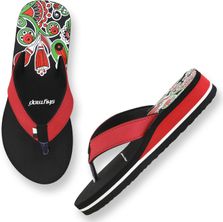 Printed Soft Heel Stylish Comfortable EVA Hawai Slippers For Women