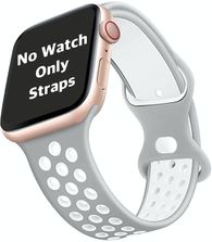 MK Mankrit Apple Watch Straps 42 44 MM Sport Silicone Replacement