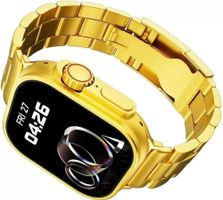 Megabillion Golden Watch With 2 Stripes Smartwatch Price in India