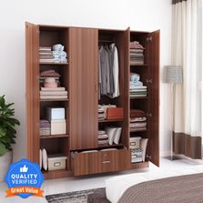 4 door on sale wardrobe flipkart