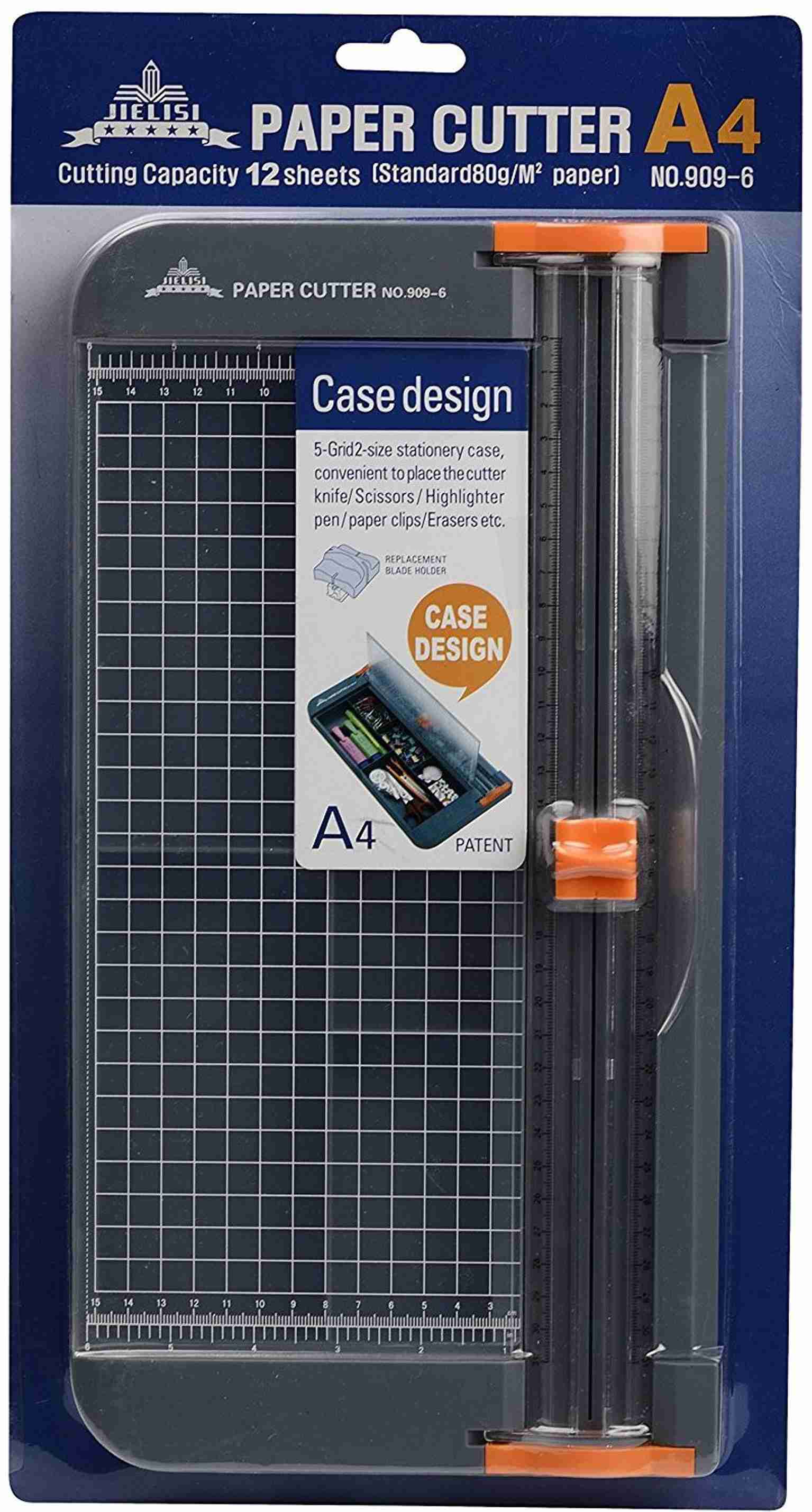 Handy Paper Cutter Flipkart.com | CHROME A4 Paper Cutter with Built- in Stationery Case ...