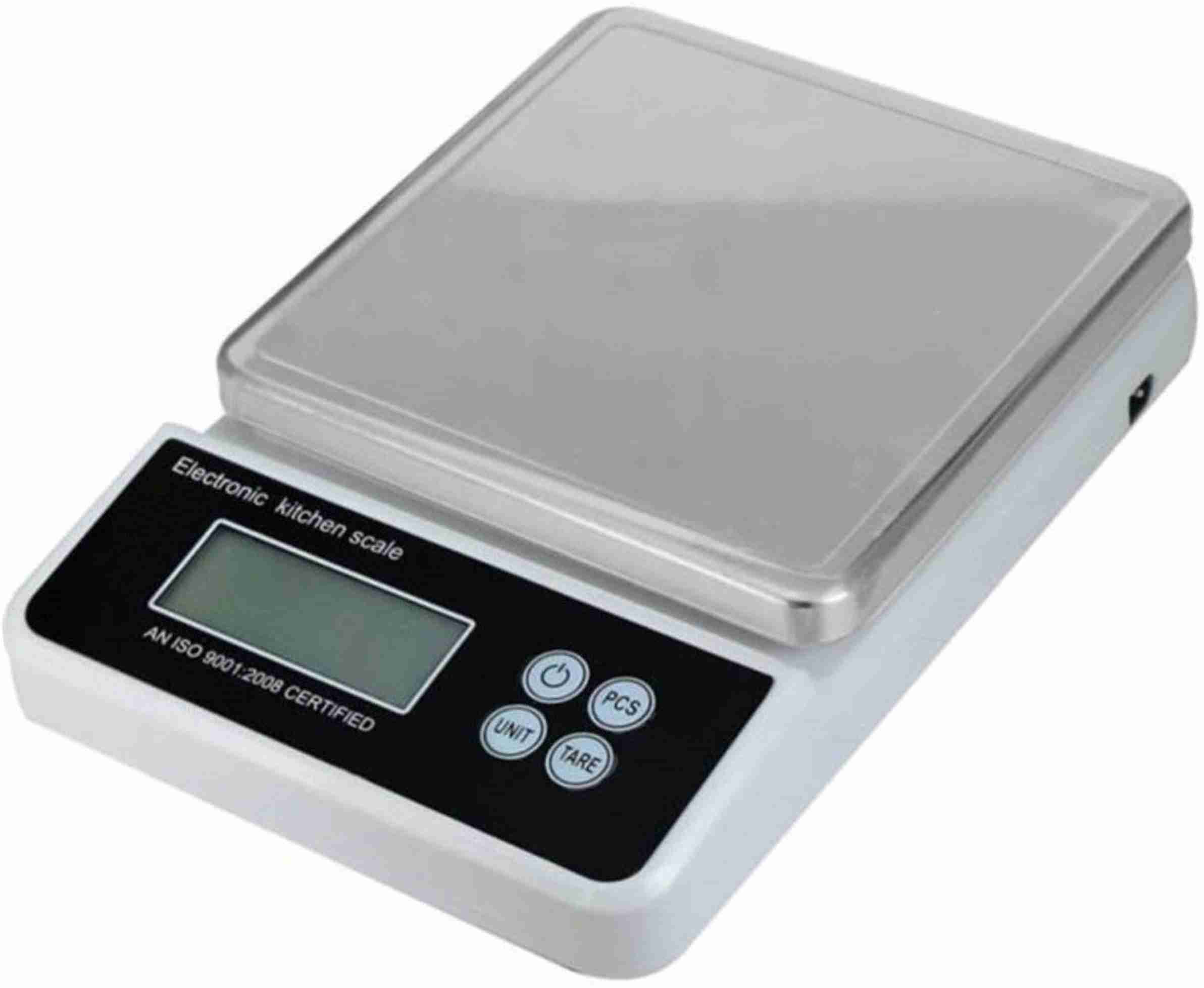 Weight Machine For Kitchen Qoibito Digital Kitchen Weight Machine 10 Kg Multipurpose With Steel ...