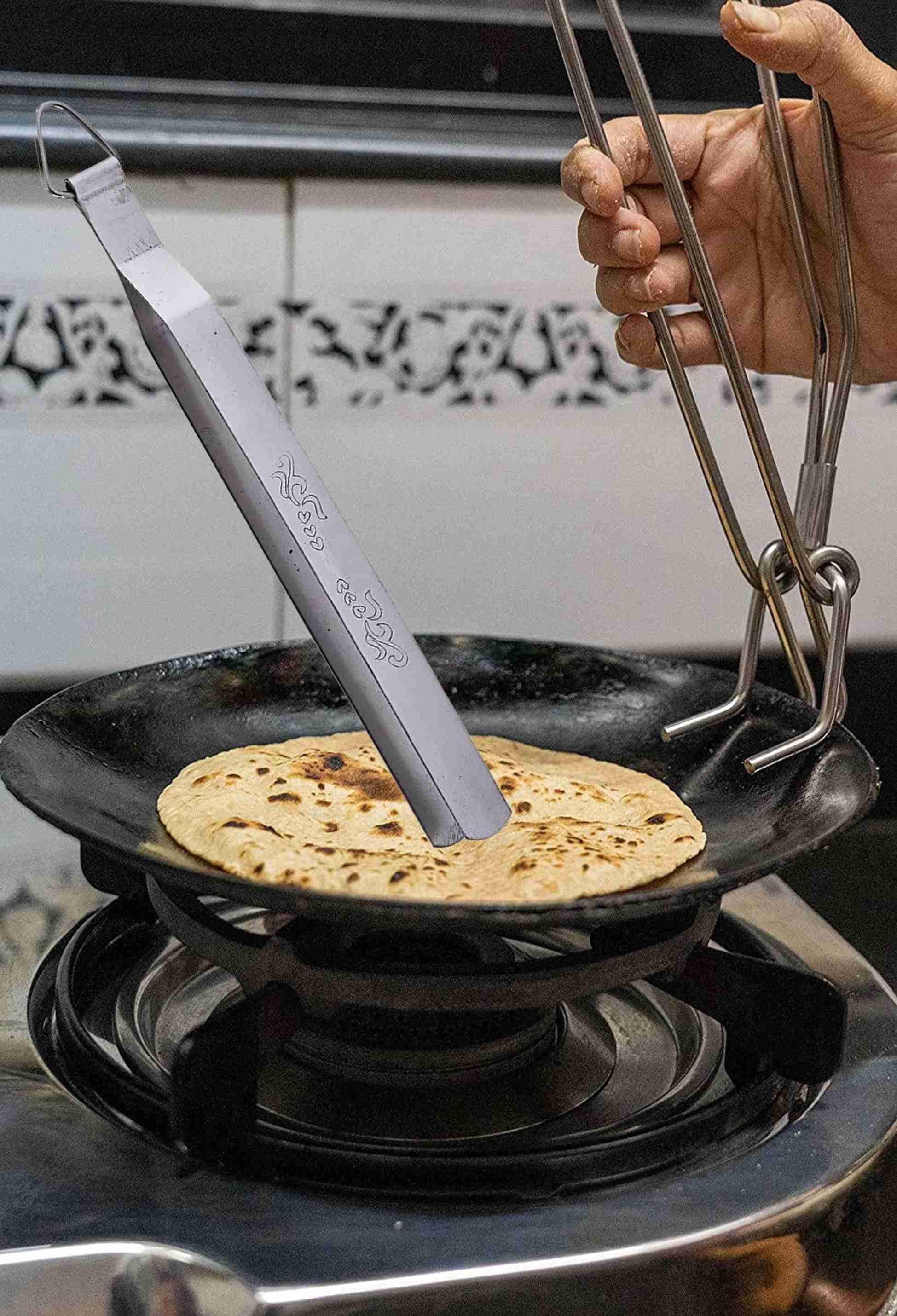DRACO R_Wire_Pakkad & Roasting Tong for Roti fulka paneer With Momo ...