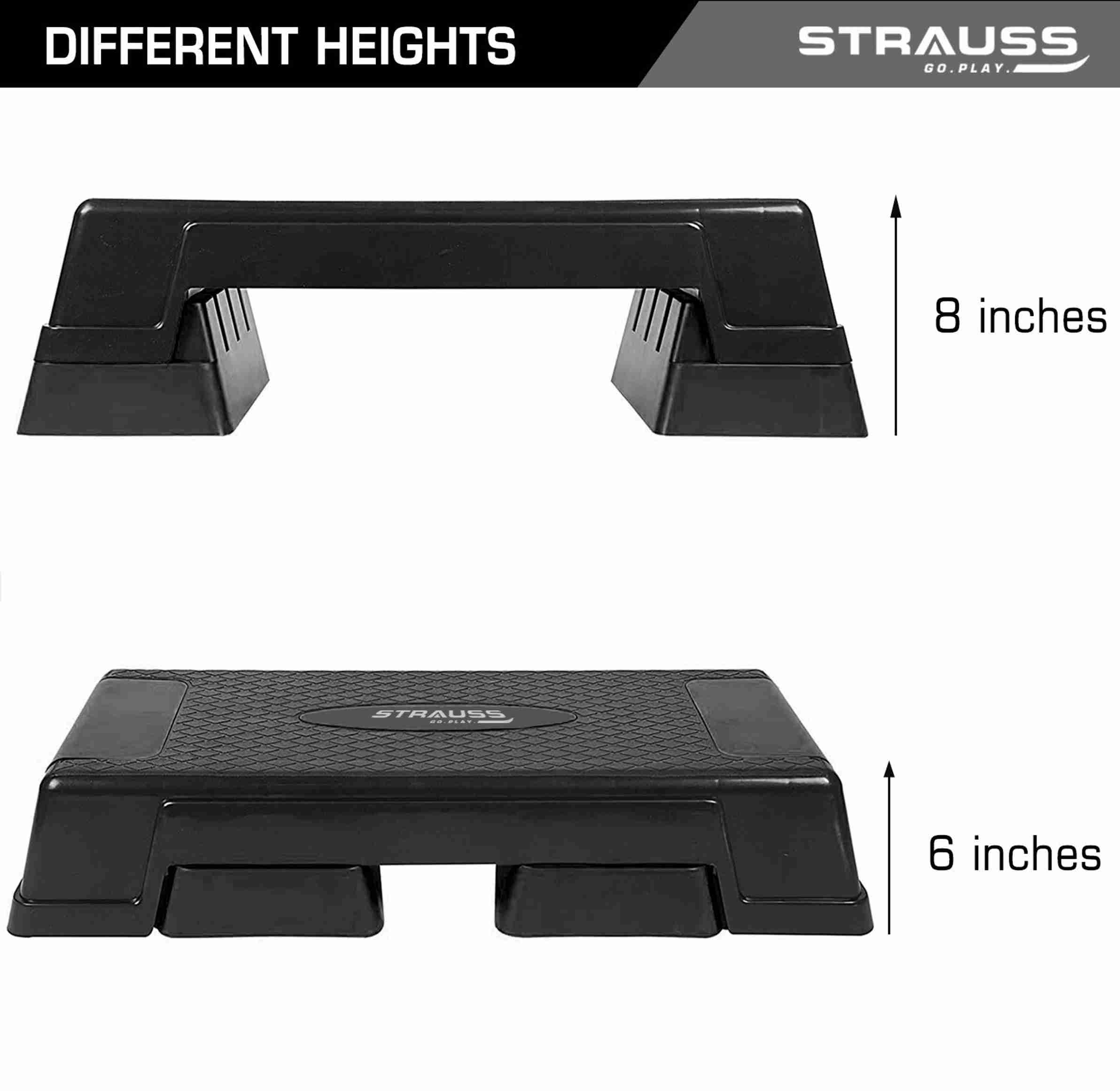 Strauss High Rise Aerobic Stepper Stepper - Buy Strauss High Rise ...