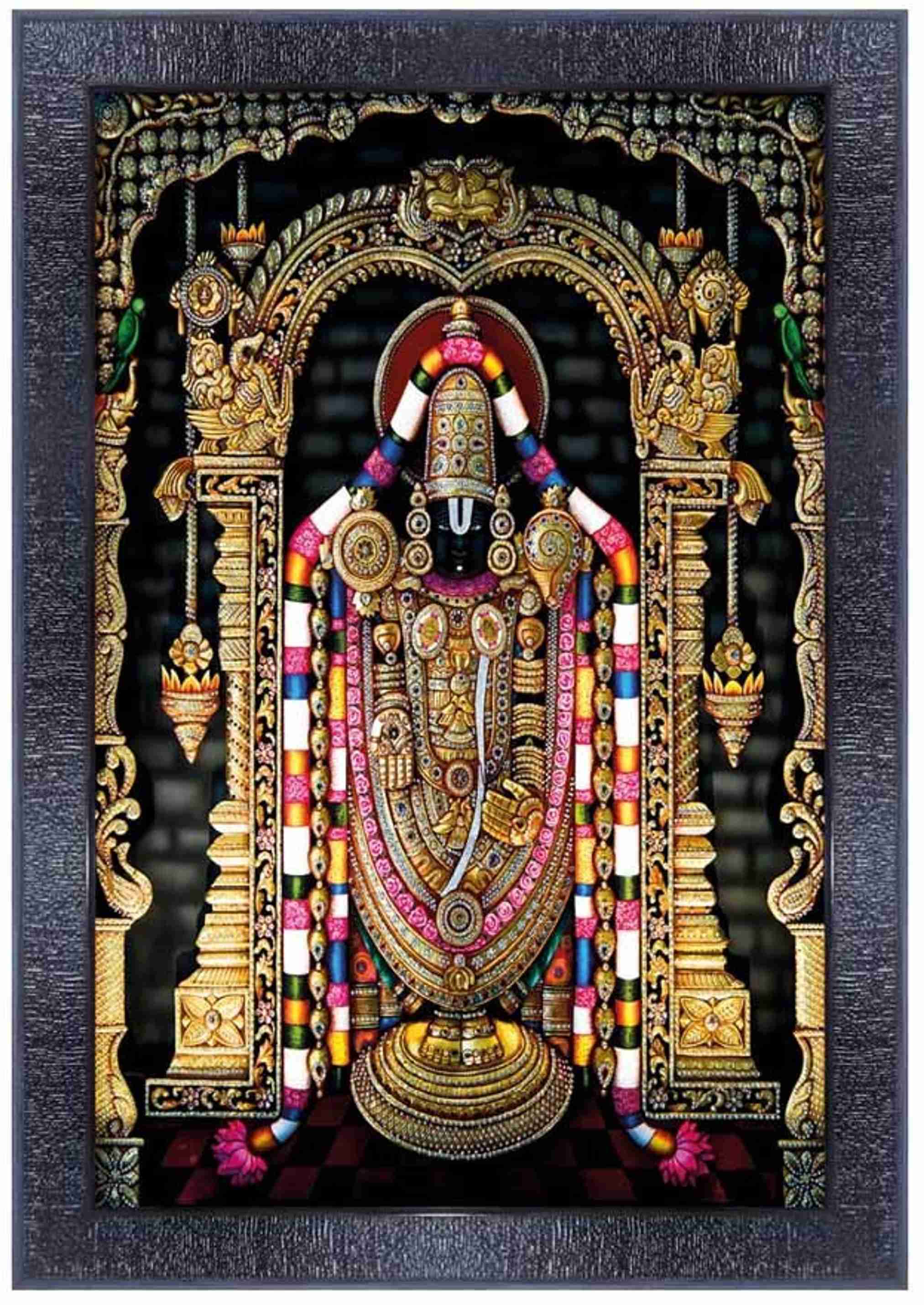pnf Tirupati Balaji - Lord Venkateswara -20950 Religious Frame Price in ...