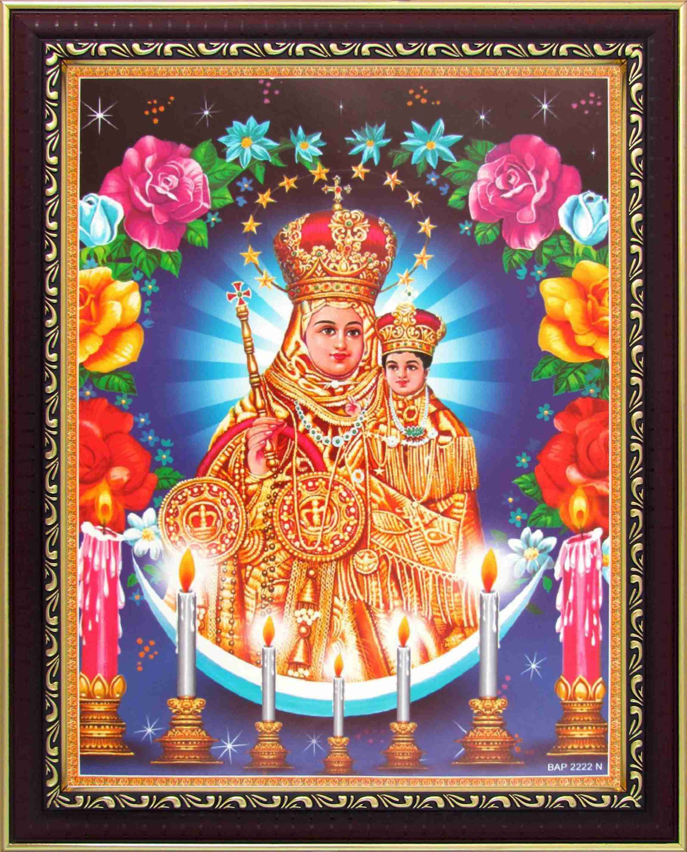 Virgin Mary with the Child Jesus Poster Paper Print - Art & Paintings ...