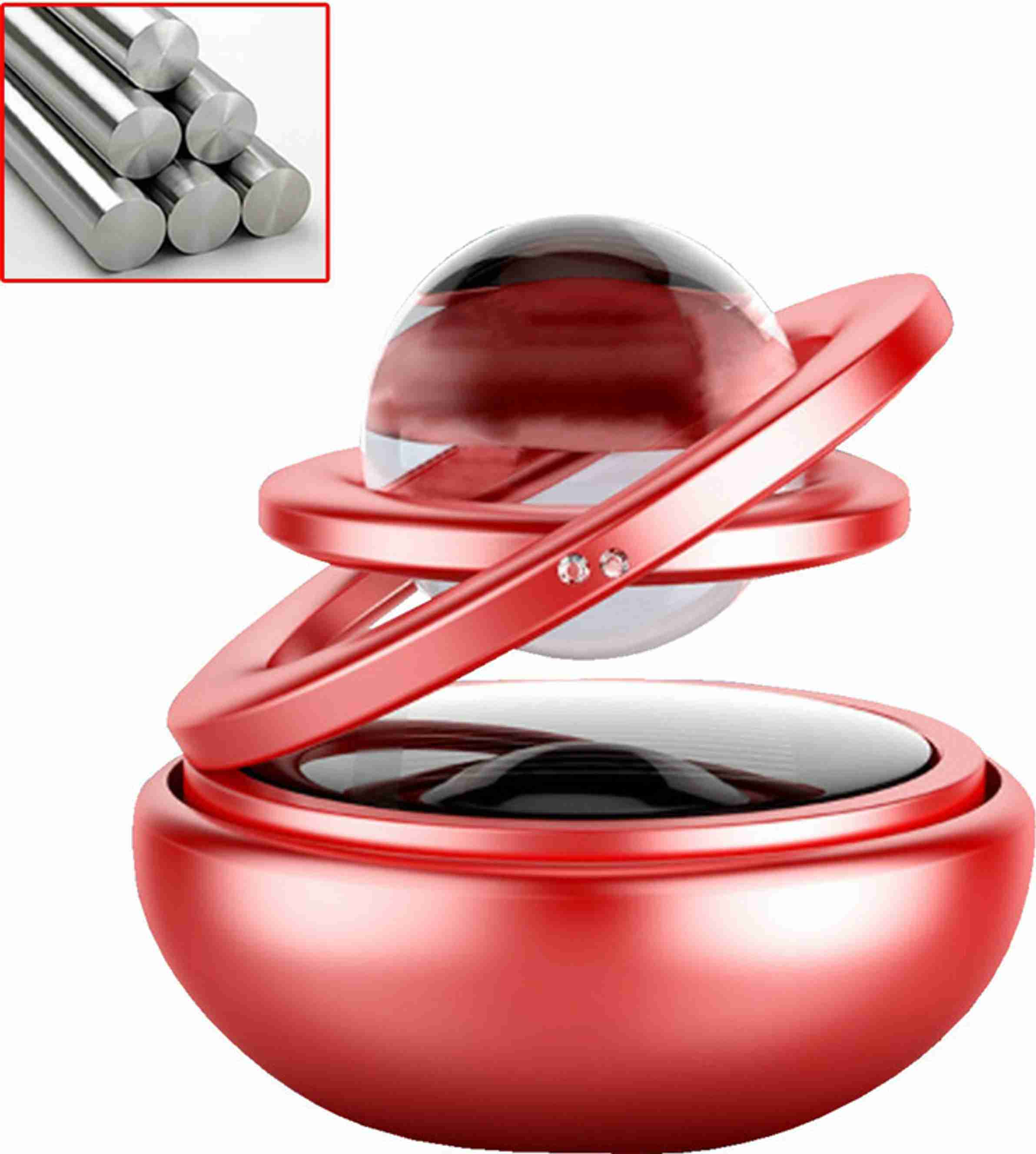 Ascension Car Solar Air Freshner Automatic 360° Rotating Diffuser AN ...