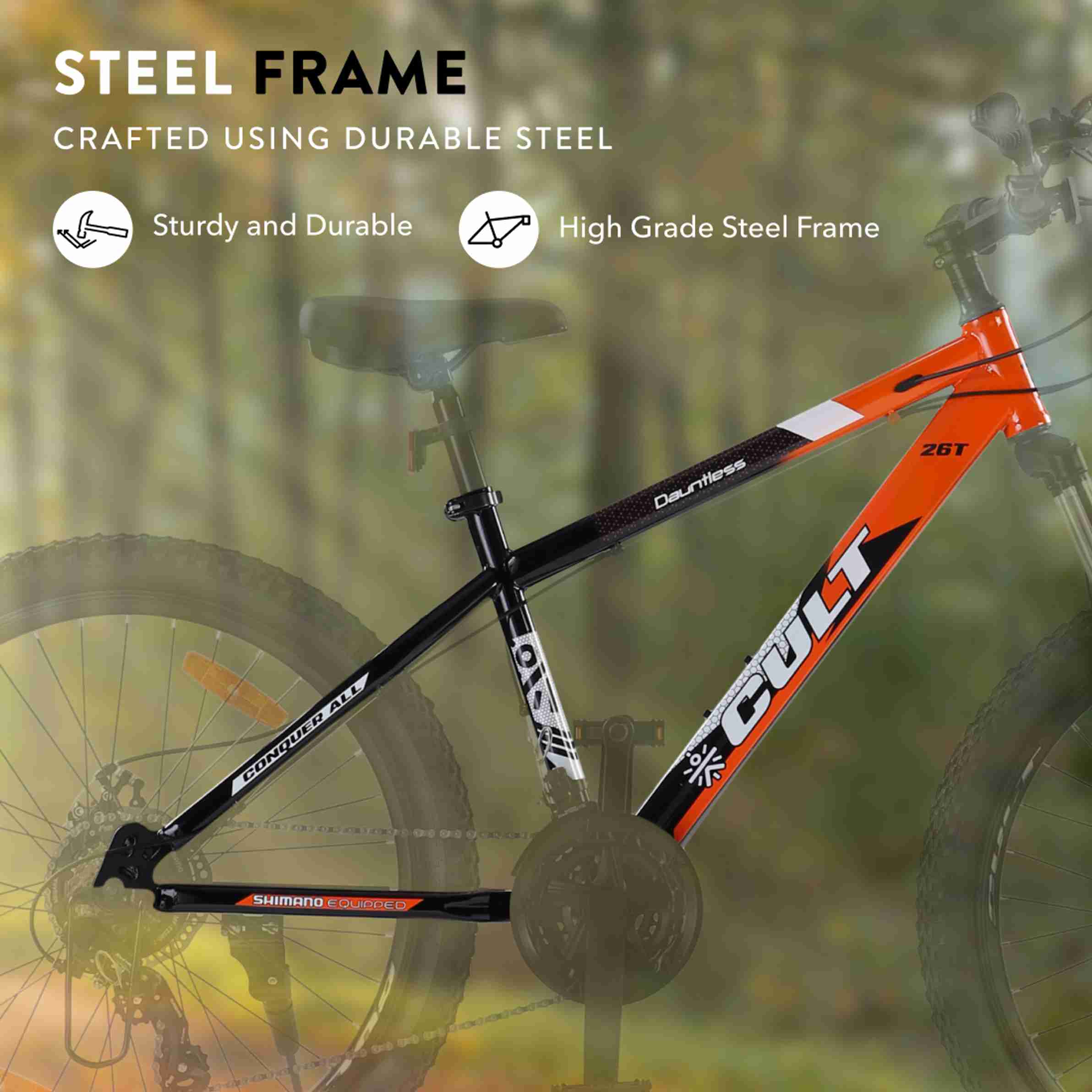 Cultsport by Cult Dauntless Cycles for Men with Shimano Geared & Dual ...