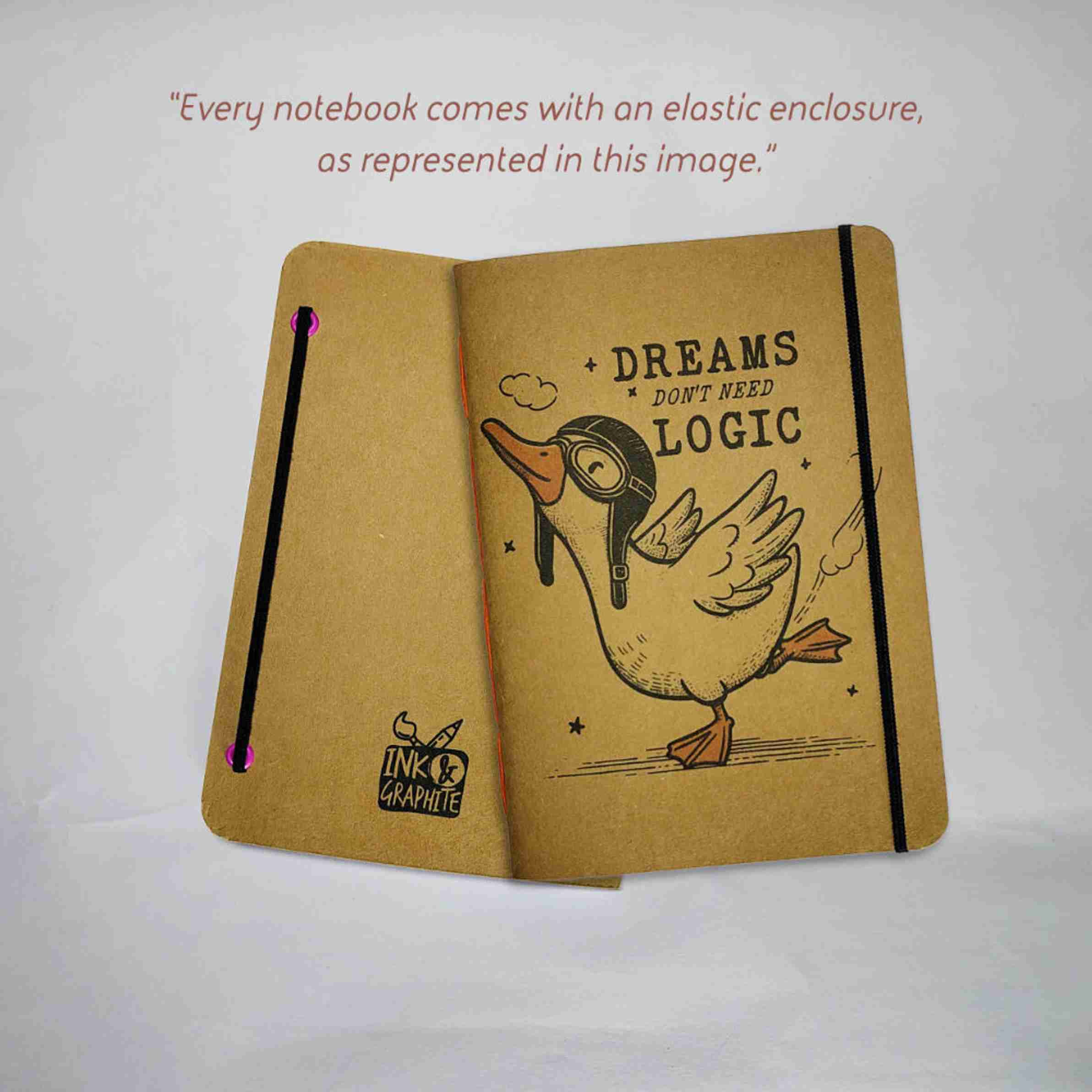 Ink and Graphite ECO A5 Notebook (Fail Fabulously) A5 Notebook Unruled ...