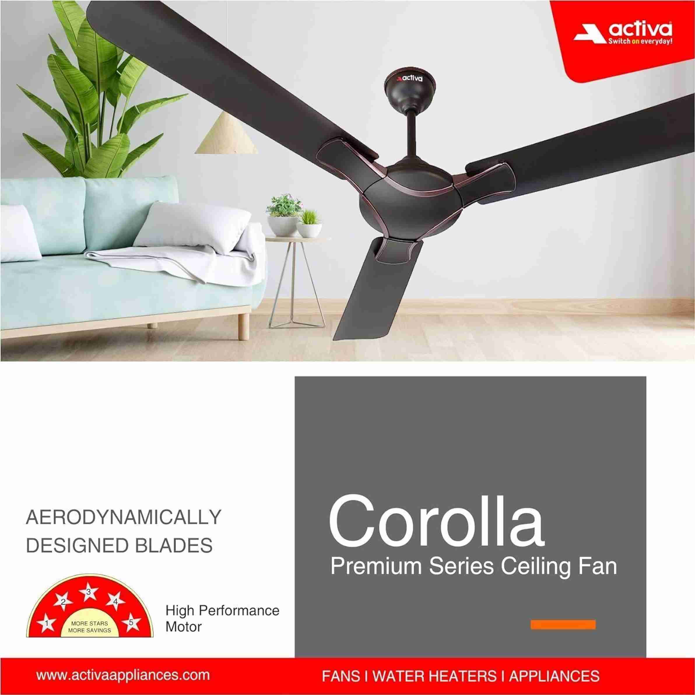 ACTIVA ACT-CROLLA-SMB with 24 Months Warranty Energy Saving 1200 mm ...