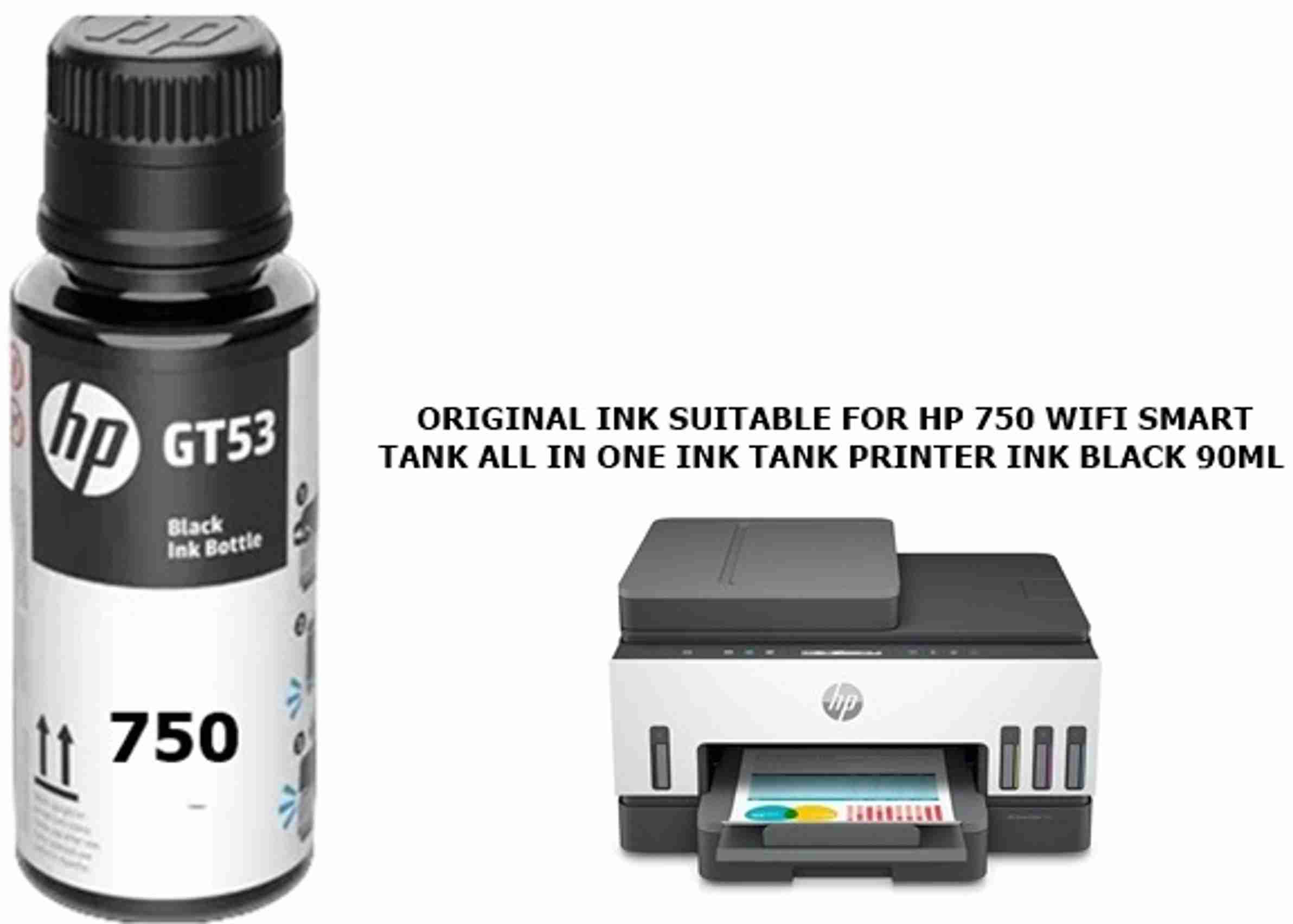 Hp 755 Ink HP 750 ORIGINAL INK BOTTLE FOR HP 750 ALL IN ONE smart TANK PRINTER ...