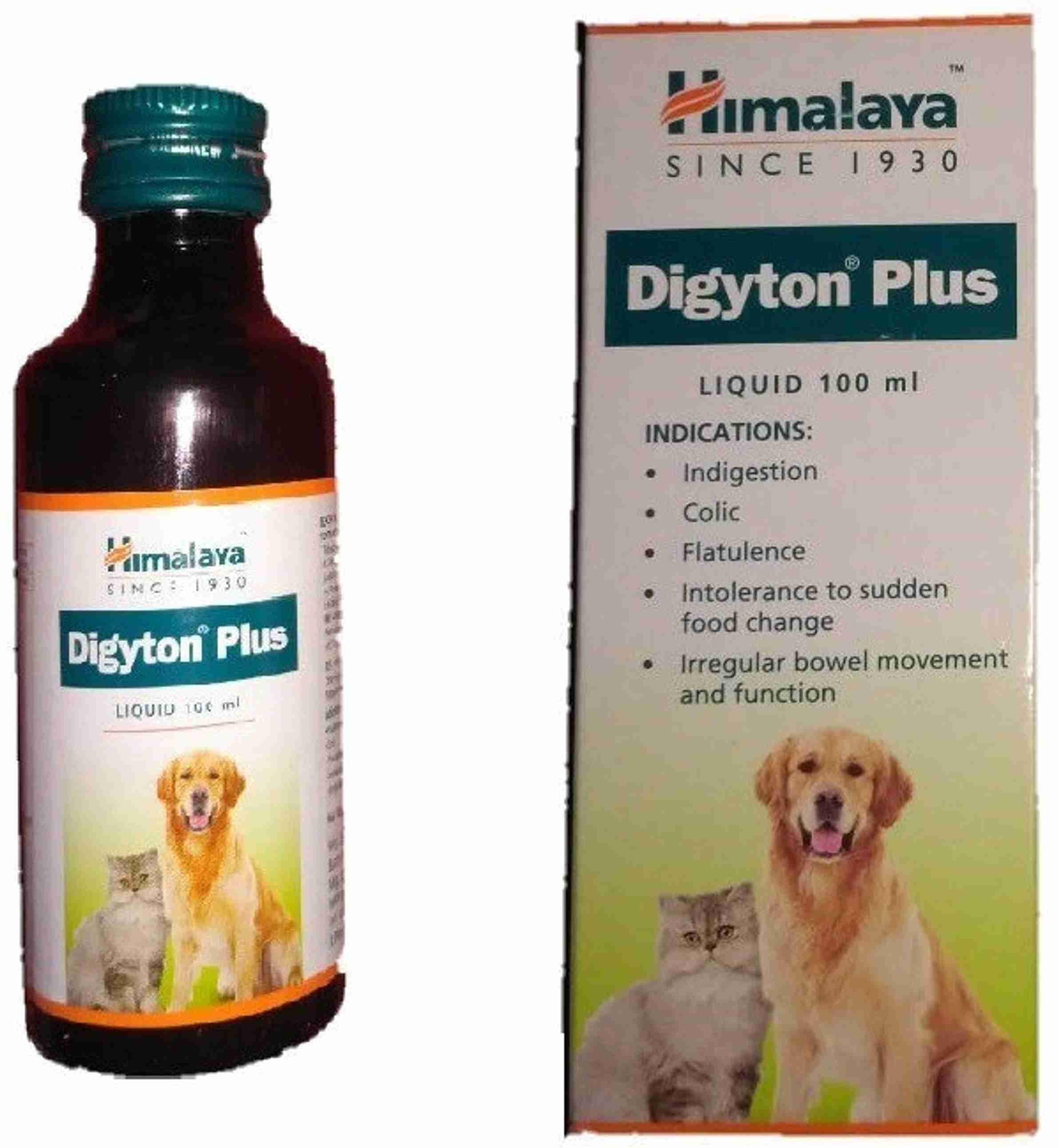 Himalaya Herbals Digyton Plus Syrup For Dogs & Cats Helps control ...