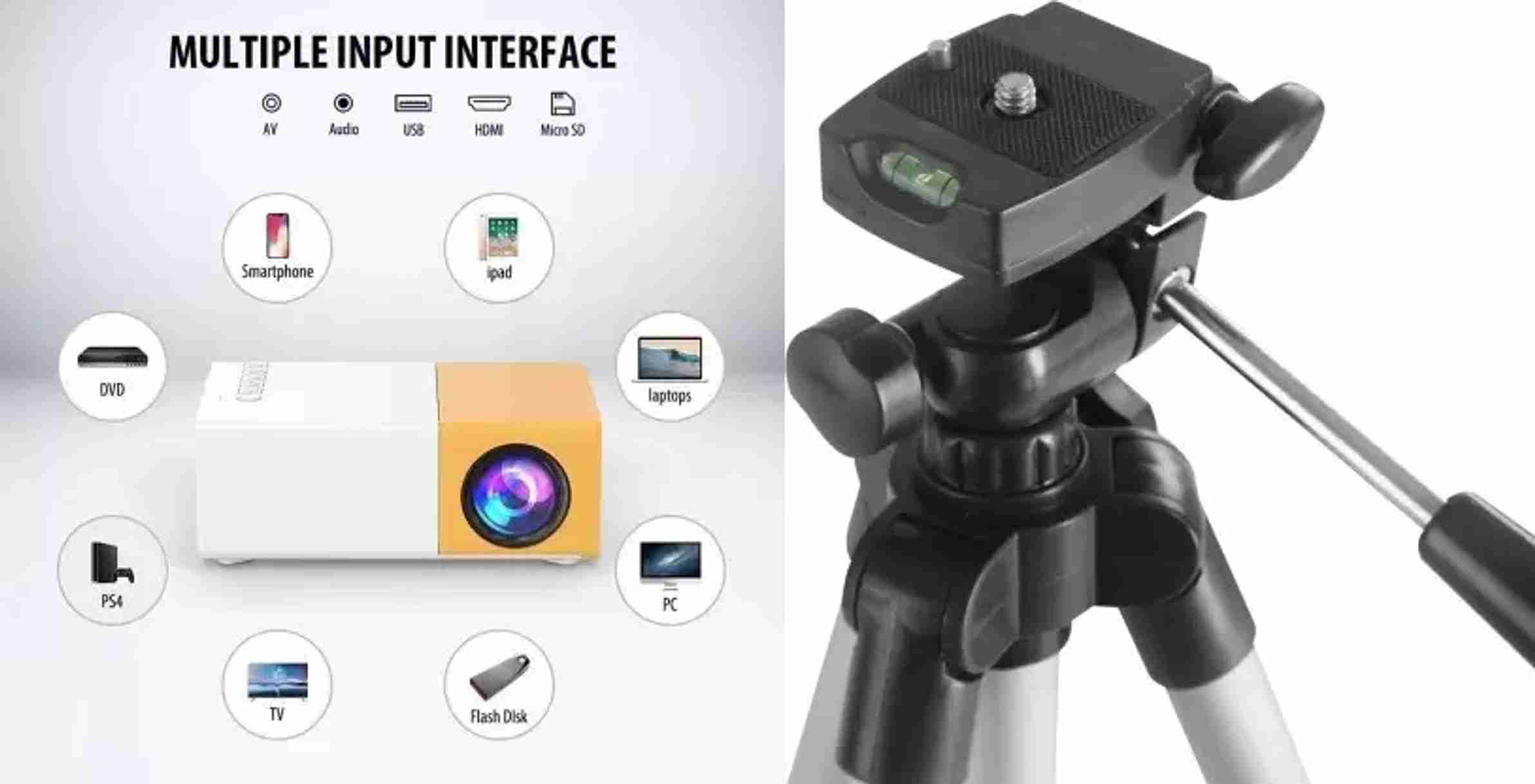 Sagar Enterprise PROJECTOR, 400LM Portable Mini Home Theater LED ...