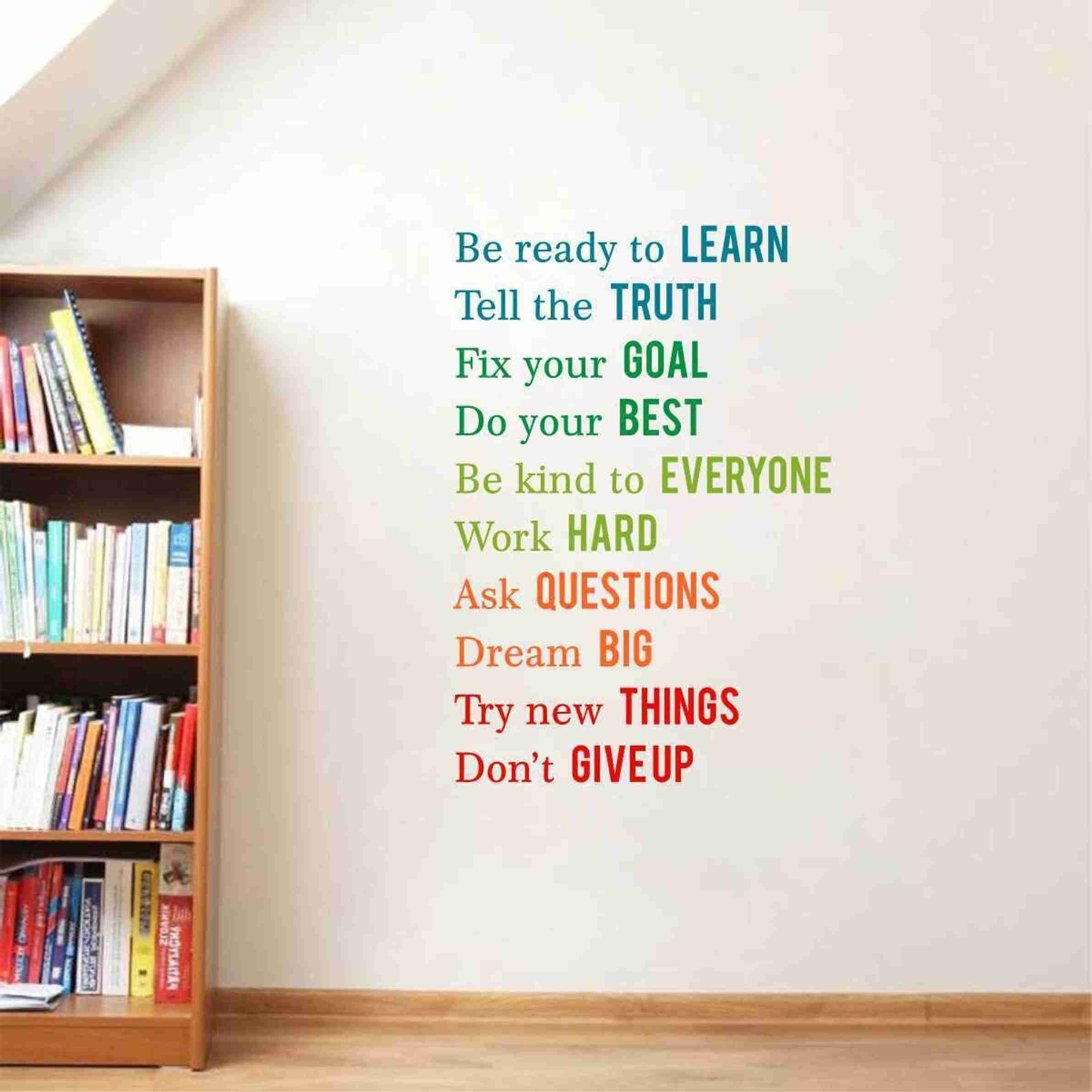 Decal O Decal 1 cm Motivational Quotes ' Wall Stickers (PVC Vinyl ...