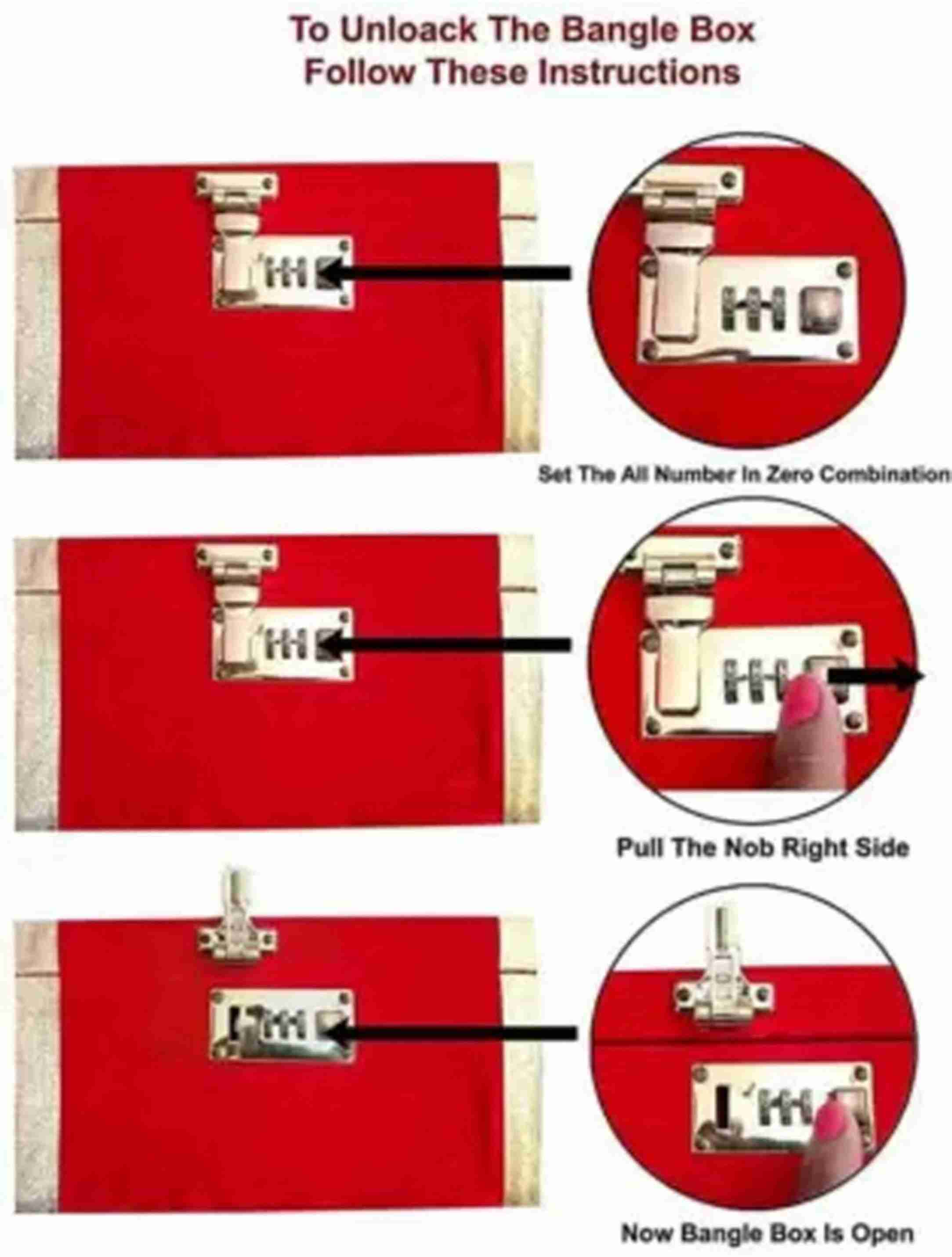 IKAYE bangle box 4 rod bangle box for safe keeping of bangles Vanity ...
