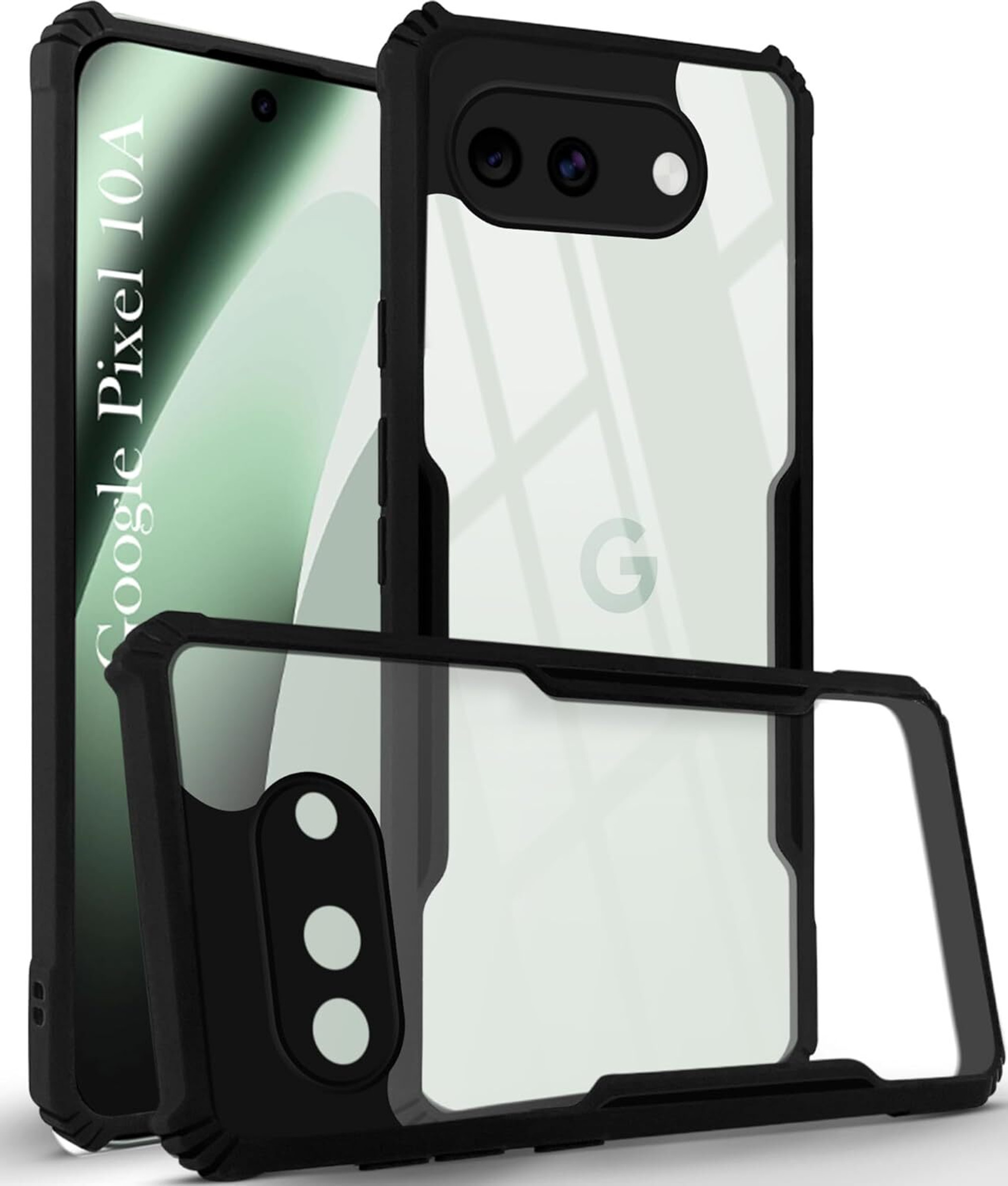 Black Border - Transparent Back iPaky Mobile Back Cover Case