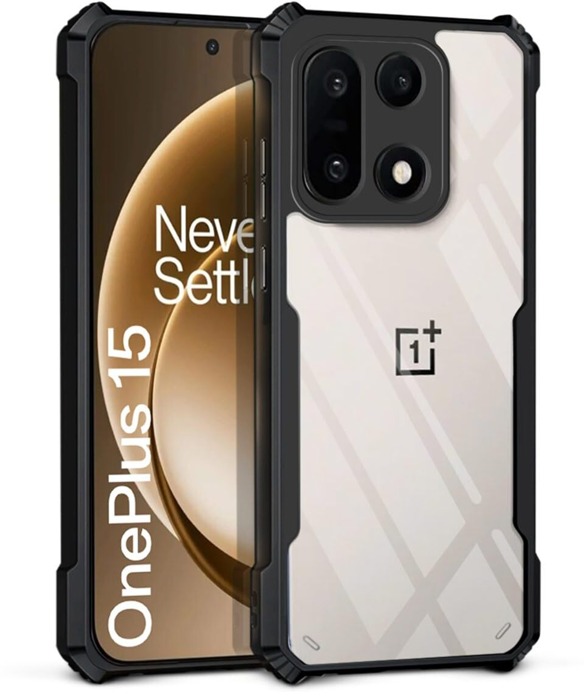 Black Border - Transparent Back iPaky Mobile Back Cover Case