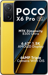 POCO X6 Pro 5G (Yellow, 256 GB) (8 GB RAM)