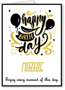 Giftikart Happy Birthday Wishes 8 Beautiful Greeting Card + Message Bottle  Price in India - Buy Giftikart Happy Birthday Wishes 8 Beautiful Greeting  Card + Message Bottle online at