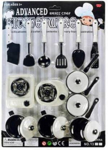 Steel kitchen shop set for girl