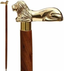 DAMDAR ONLINE BAZAAR Wooden & Brass Folding Walking Stick / Stik / Cane /  Chadi {Size(Inch):36.2x4.9x1 / Weight(Grams):480} Walking Stick Price in  India - Buy DAMDAR ONLINE BAZAAR Wooden & Brass Folding