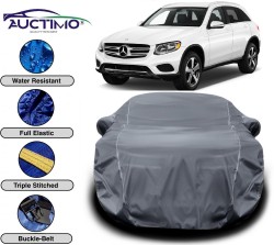 AUCTIMO® Mercedes Benz S-Class Car Cover Waterproof with Triple Stitched  Ultra Surface Body Protection (Red Stripes)