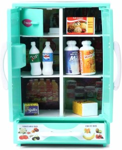Liberty Imports Kitchen Refrigerator Pink Toy Mini Fridge Playset