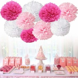 HJART CREATION Set of 11 Giant Paper Flower for (Party,BABYSHOWER