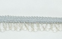 DEEP'S CREATION Cutdana dupttas lace with crestal Work (9m x 2.5 in,  Silver) Lace Reel Price in India - Buy DEEP'S CREATION Cutdana dupttas lace  with crestal Work (9m x 2.5 in
