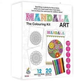Craftacious 8pc Mandala Dot Painting Sticks + 5pc Dotting  Tools for Clay, Mandala, Nail Art - Mandala Art Set