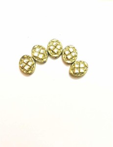 Crafto Combo of Golden & Silver Finished Head Pins for Jewellery