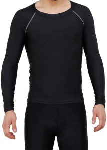 KIPSTA Adult Long-Sleeved Thermal Football Base Layer Top - Keepcomfort  100, Black